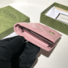 Gucci Gg Marmont Small Wallet Pastel Pink 4.5 Inches 466492 Dtd1T 5909