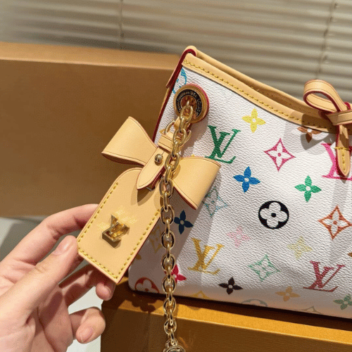 Louis Vuitton Carryall BB Multicolor White 9.8 Inches