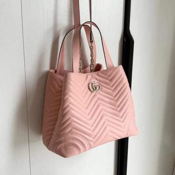 Gucci Betty Medium Tote Bag Pale Pink Matelasse 11 Inches 847387 Aafa1 6823