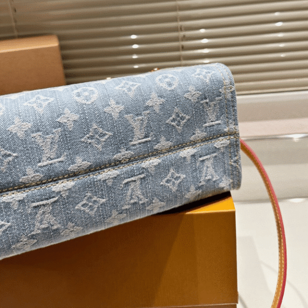 Louis Vuitton Onthego PM Denim Monogram 11.8 Inches M24897