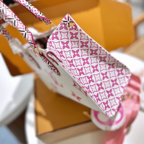 Louis Vuitton Onthego PM Summer Limited Edition Pink 9.8 Inches