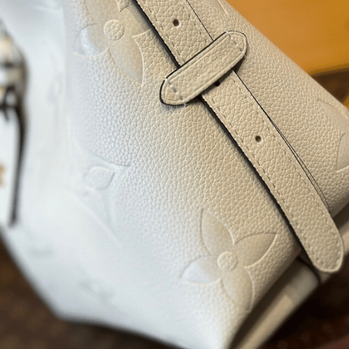 Louis Vuitton Carryall PM Monogram Empreinte White 11.4 Inches