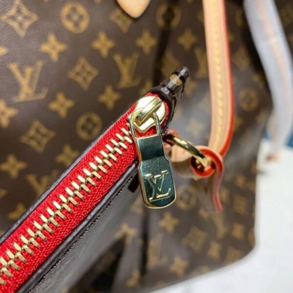 Louis Vuitton Neverfull GM Tote Bag Monogram Canvas Red M40991