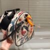 6-50 Chanel 22 Mini Handbag Shiny Crystal Pearls Gold Tone Metal Black 7.8 Inches As3980 B10672 94305