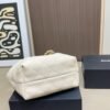 6-56 Chanel Mini Hobo Handbag Gold Tone Hardware Beige 7.5 Inches AS5976B22897U4531