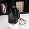 Chanel Classic Flap Black Gold Hardware 9.8 Inches