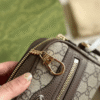6-68 Gucci Ophidia Gg Mini Camera Bag Brown 6.3 Inches