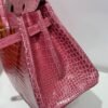[Premium Quality] – Hermès Birkin Bag Fuchsia Crocodile 11.8 Inches