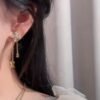 Louis Vuitton Dazzle Earrings Gold M01996