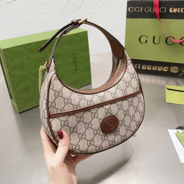 Gucci Ophidia Small Hobo Bag Beige 9.4 Inches