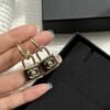 Chanel Padlock Drop Earrings With Black Enamel ABG000 B20851 U1561