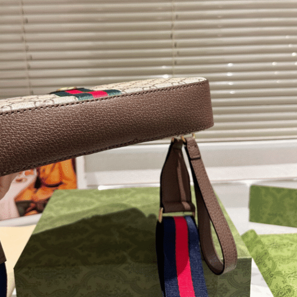 Gucci Ophidia Small Crossbody Bag Beige 9.1 Inches 839155 FAEOF 9745