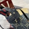 [Premium Quality] Gucci Giglio Small Tote Bag Blue And White Gg Denim 9.8 Inches 860845 Fafrw 8864