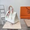 61-1.jpg Hermes Birkin 25 Gold Hardware Epsom White 25Cm