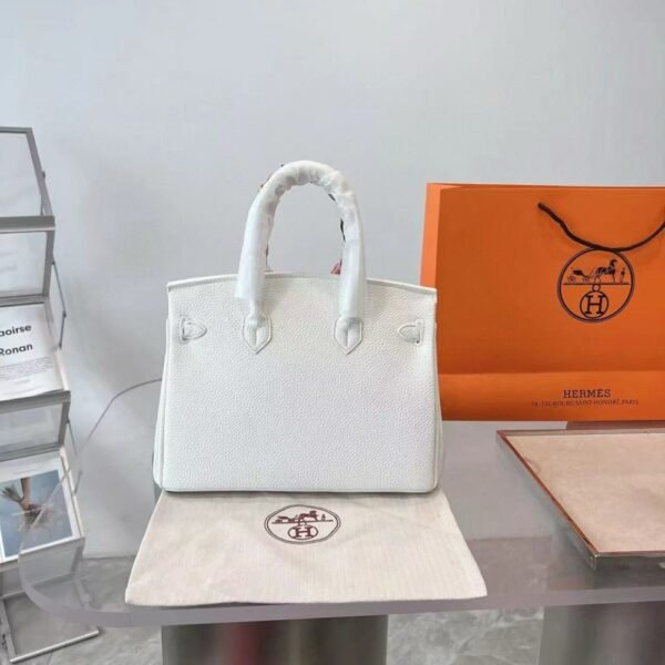 62-1.jpg Hermes Birkin 25 Gold Hardware Epsom White 25Cm