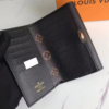 Louis Vuitton Compact Wallet Pallas Monogram Black 6 Inches M60140