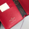 Louis Vuitton Compact Wallet Pallas Monogram Cerise 6 Inches M60140
