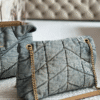 Saint Laurent Loulou Puffer Bag Denim 11.4 Inches