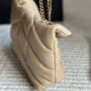 Saint Laurent Loulou Puffer Mini Bag Nude 9 Inches 5774761El072721