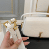 Saint Laurent Voltaire Shoulder Bag Mini White 8.3 Inches