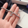 Louis Vuitton Lv Charm Bead Bracelet Silver-Tone