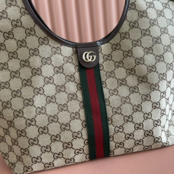 [Premium Quality] – Gucci Giglio Large Tote Bag Gg Canvas 16.5 Inches ‎853971 Faffp 2547