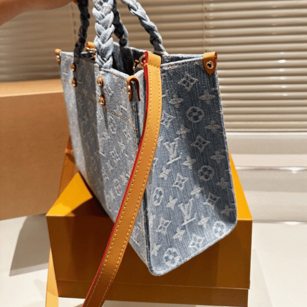 Louis Vuitton Onthego PM Denim Monogram 11.8 Inches M24897