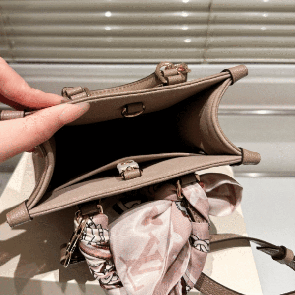 Louis Vuitton Onthego Mini Taupe Monogram 7.1 Inches