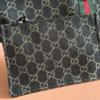 7-198 Gucci Gg Ophidia Giglio Tote Shoulder Bag Black 9.8 Inches 853971 FAFYU 1155