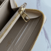 7-200 Louis Vuitton Zippy Wallet Bicolor Taupe/Beige 7.7 Inches M14229