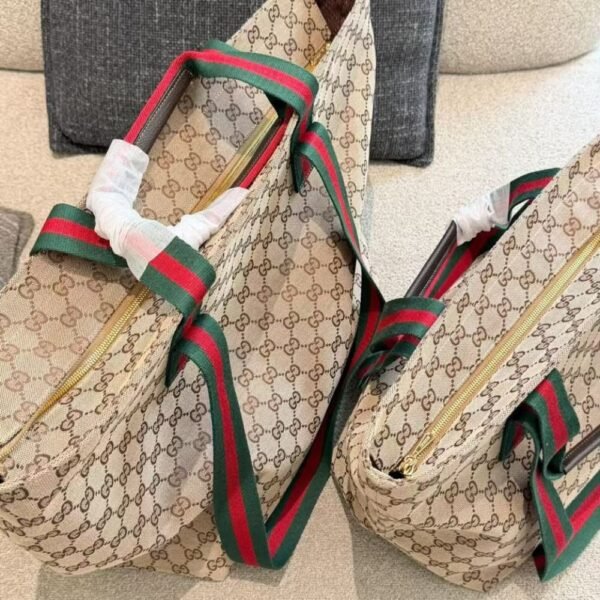 Gucci Medium Tote bag GG Canvas Sand Brown 40cm