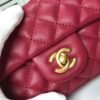 7-24 Chanel Flap Bag With Top Handle Bag With Gold Metal Black 9.8 Inches A92236 Y60767 94305