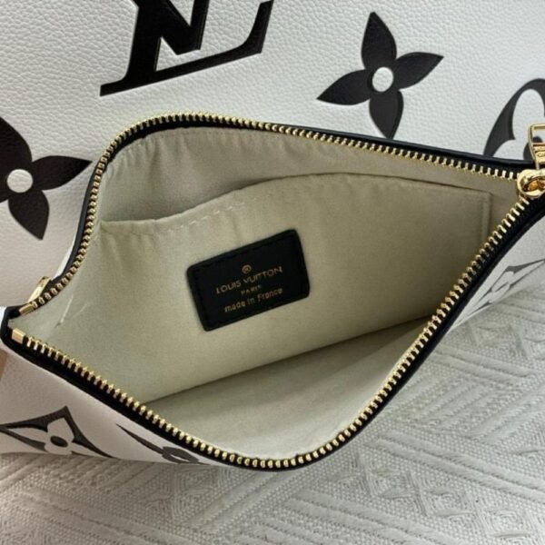 Louis Vuitton Neverfull MM Begie And Black 12.2 Inches M46039