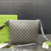 Gucci Gg Supreme Messenger Bag Black 11.8 Inches