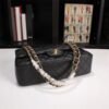 Chanel Classic Flap Black Gold Hardware 9.8 Inches