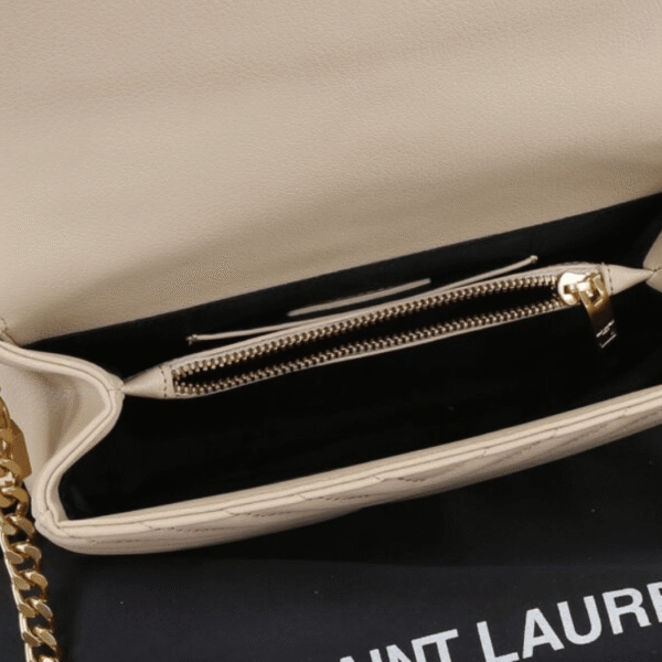 Saint Laurent College Medium Beige 9.4 Inches 600279BRM072721