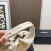 7-43 Chanel Mini Hobo Handbag Gold Tone Hardware Beige 7.5 Inches AS5976B22897U4531