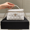 Chanel Vanity With Chain White 7.9 Inches