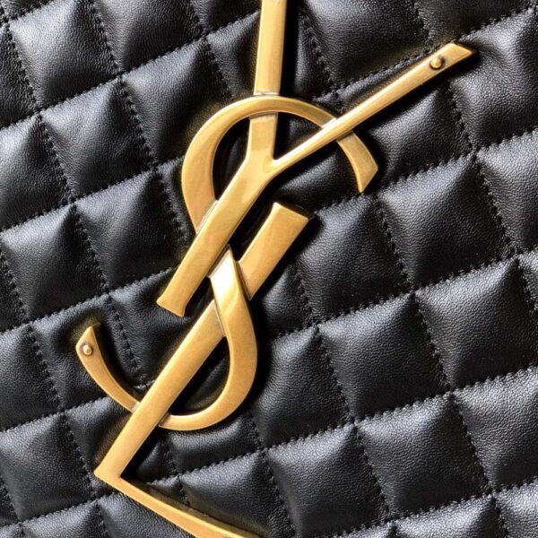 [Premium Quality] – Saint Laurent Icare Maxi Shopping Bag Black 13.8 Inches 698651Aaang1000