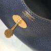 7-54 Hermès Lindy 26 Bag Navy Blue 10.2 Inches