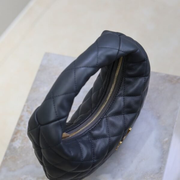 [Premium Quality] – Saint Laurent Icare Hobo Bag Black 10.2 Inches 851689Aaang1000