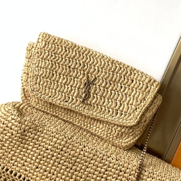 [Premium Quality] – Saint Laurent Icare Maxi Raffia Tote Bag 14.2 Inches 772191Gaaek2063