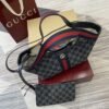[Premium Quality] Gucci Giglio Small Tote Bag Blue And White Gg Denim 9.8 Inches 860845 Fafrw 8864