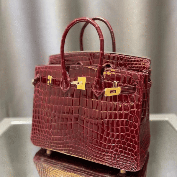 Hermès Birkin Bag Red Crocodile 9.8 Inches