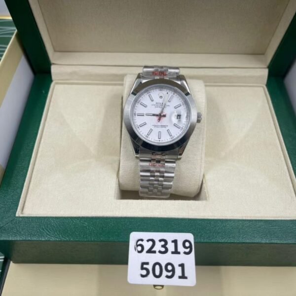 Rolex Datejust 41mm White Dial 126334 Jubilee Flutted