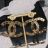 Chanel Paris Button Earrings