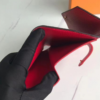 Louis Vuitton Compact Wallet Pallas Monogram Cerise 6 Inches M60140