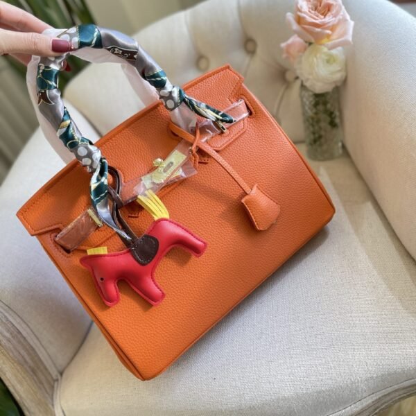 Hermes Birkin 35 Togo Leather Gold Hardware Orange 35Cm