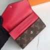 Louis Vuitton Compact Wallet Pallas Monogram Cerise 6 Inches M60140