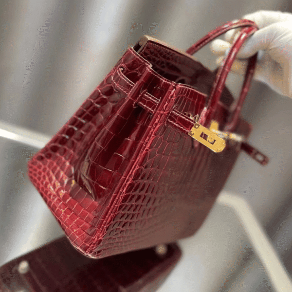 Hermès Birkin Bag Red Crocodile 9.8 Inches